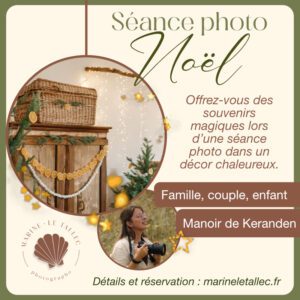 Séance photo de Noël par Marine Le Tallec