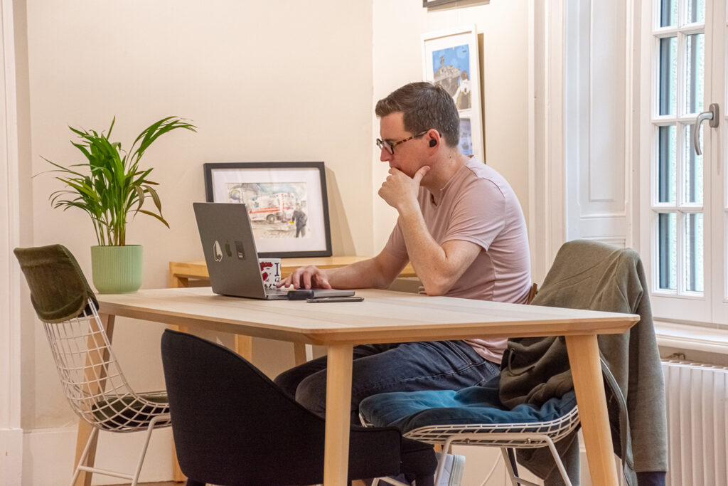 jean baptiste un des coworkers du collectif de Keranden
