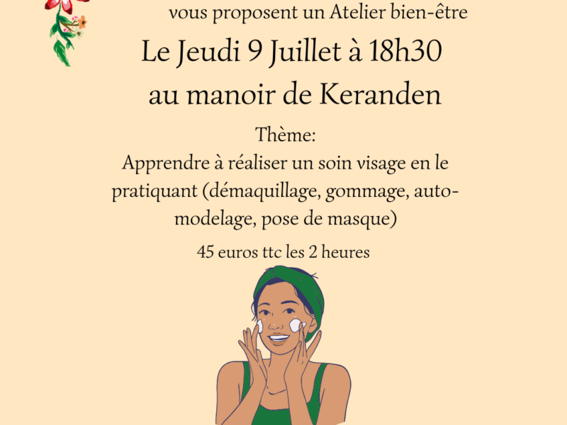 Atelier bien-être soin visage