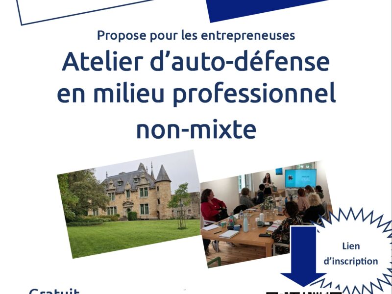 Atelier auto-défense en milieu professionnel non-mixte
